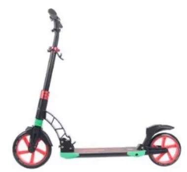 Самокат TRIX AZTEC, колеса переднее 230 мм, заднее 200 мм, черно-красный, 9053