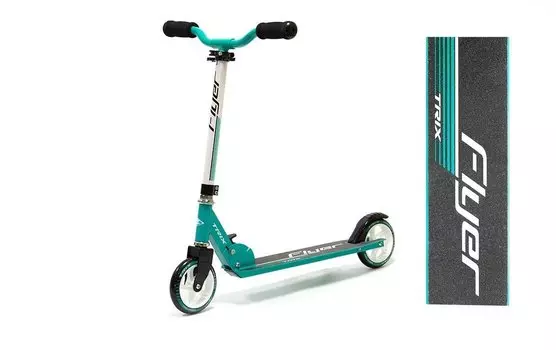 Самокат TRIX "FLYER", двухколесный, складной, детский, 12310010054 (Цвет: Синий)