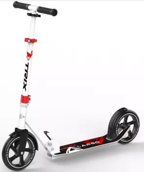 Самокат TRIX LARGO, складной, двухколёсный, взрослый, до 100 кг, белый, 2019, SKL-037