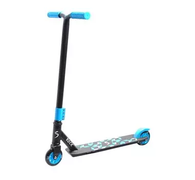 Самокат трюковый SUB ROCK100, усиленная рулевая, колеса 100 мм, герметичный подшипник, черно-синий, 00-180050