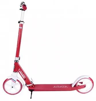 Самокат Vinca Sport, складной, 200 мм, алюминий, сталь, ABEC 9, 540х113 мм, красный, VSP 18 Agata