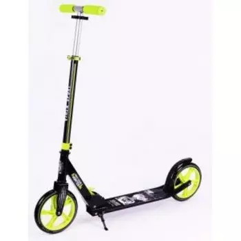 Самокат Vinca Sport, складной, 200 мм, алюминий, сталь, ABEC 9, 540х113 мм, черный, VSP 10 Northern Hunter