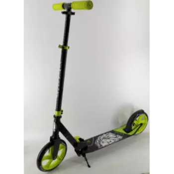 Самокат Vinca Sport, складной, PU колеса 200мм,алюминий+сталь, ABEC 7, черный, VSP 10 Lion