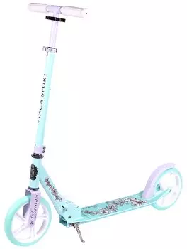 Самокат Vinca Sport, складной, PUколеса 200мм,алюминий+сталь, ABEC 7, бирюзовый, VSP 10 Dreams