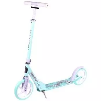 Самокат Vinca Sport, складной, PUколеса 200мм,алюминий+сталь, ABEC 7, бирюзовый, VSP 10 Dreams