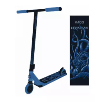 Самокат XAOS Leviathan, трюковый, 125 мм, синий-черный