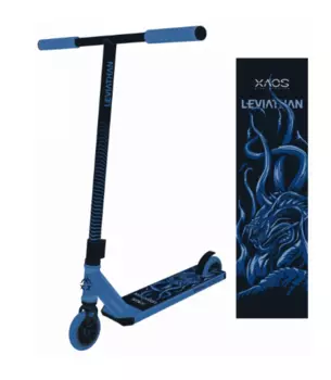 Самокат XAOS Leviathan, трюковый, 125 мм, синий-черный