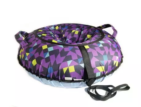 Санки надувные 90 см. "Ватрушка Принт "Геометрия" (КСНВ9021)