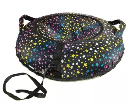 Санки надувные "Ватрушка", 80 см, принт "Звездная ночь", КСНВ8017