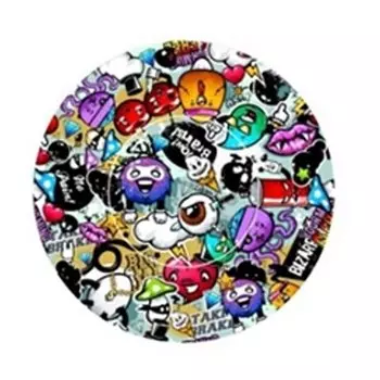 Санки надувные Vinca Sport "Ватрушка", 95 см, с круговым дизайном, Кураж 95