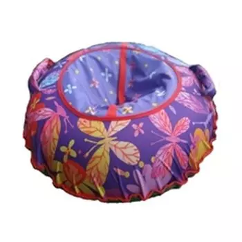 Санки надувные Vinca Sport "Ватрушка", 95 см, с круговым дизайном, Бабочка 95