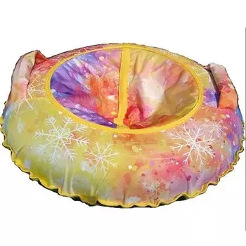 Санки надувные Vinca Sport "Ватрушка", 95 см, с круговым дизайном, Лёд 95