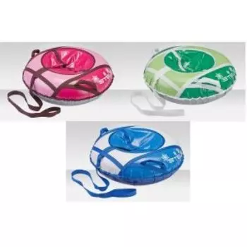 Санки STELS, надувные D80см верх тентовая ткань, без камеры, сн040/сн040.080 серо-синий., 710118