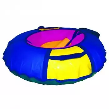 Санки - ватрушка, диаметр 120см, низ ПВХ, верх ПВХ, камера - Россия