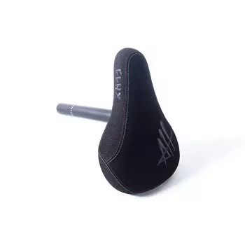 Седло для BMX COLONY Alex Hiam Combo Seat - Fat Size - Alex Hiam Signature, с подседельным штырем 25,4, Black, 03-002088