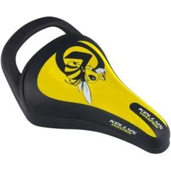 Седло KLS WASPER детское, 245x145мм, с ручкой, жёлтое