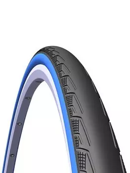 Велопокрышка RUBENA V80 SYRINX, 700 x 25C (25-622), CL, черный/синий, 510950457044