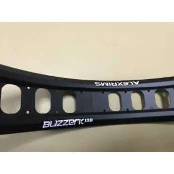 Обод велосипедный "Alexrims" BLIZZERK-100, 26", 55994, ERD 547 mm, 32 бескамерный, черный. BLIZZERK-100