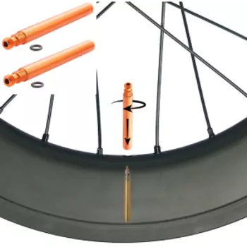 Удлинитель вентиля SUPER B, S/V, AL6061, L:60мм, пара, TB-VC20