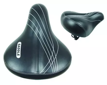 Седло велосипедное 5119, 270х220, черный, W0011