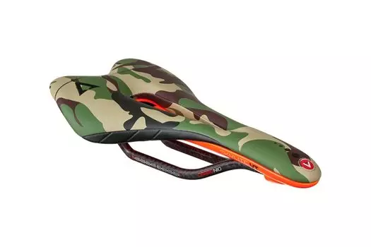 Седло велосипедное Astute SKYLITE CAMOUFLAGE VT, 275x135 мм, кросс, шоссе, 190 г, титан, "камуфляж", 0SKYLT0RA0VTMIL