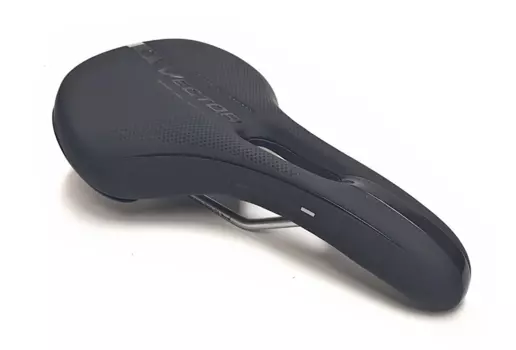 Седло велосипедное AUTHOR VECTOR ERGO GEL X8, 290х175 мм, с вентиляцией, 380 г, гелевое, черное, 8-31048021