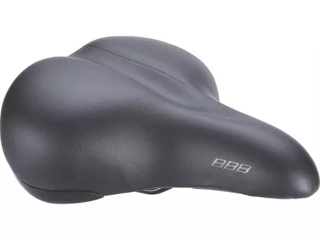 Седло велосипедное BBB BaseShape, комфортное, 205 х 240 мм, черное, BSD-26
