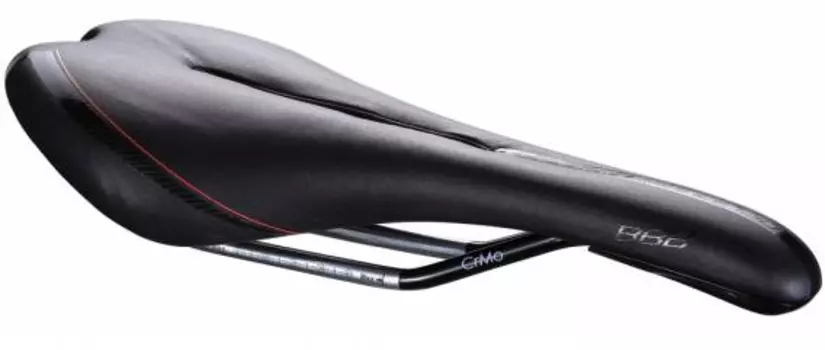 Седло велосипедное BBB Razer Gel, anatomic, mircrofiber, CrMo rail, 130мм, black, BSD-62G