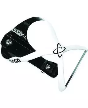 Флягодержатель велосипедный SASO B101, 3К Carbon, Х-дизайн, белый, 6-117