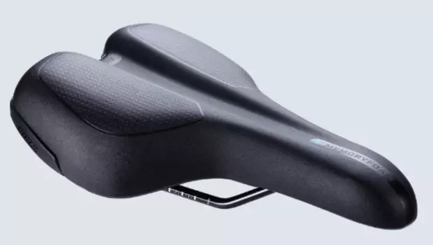 Седло велосипедное BBB TouringPlus Active ergonomic saddle memory foam steel черный б/р, BSD-115