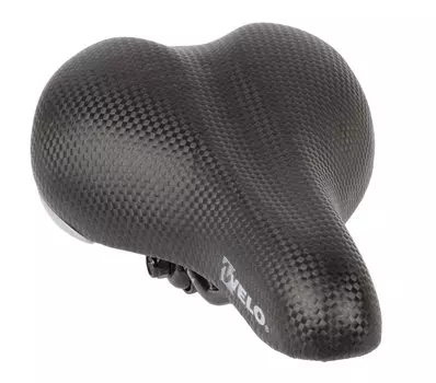 Седло велосипедное детское VELO CHILD, 205х152мм, универсальное, 12-16", черное, 5-250206