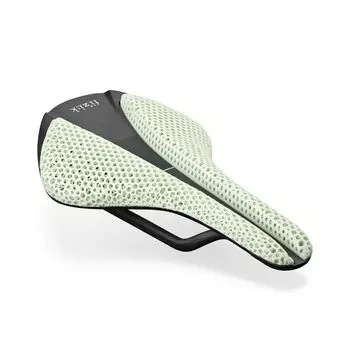 Седло велосипедное Fizik ADAPTIVE VERSUS EVO 00, 139 mm, MEDIUM, CARBON 7X10mm, GREEN, 77A5DODA0P000