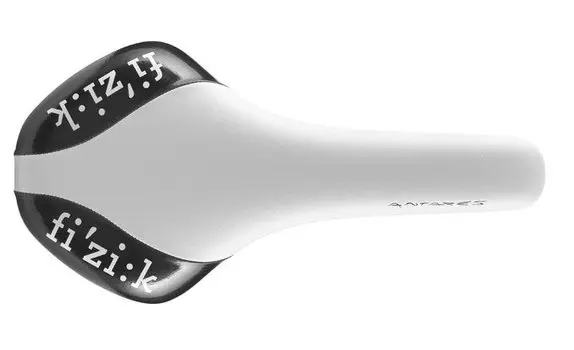 Седло велосипедное Fizik ANTARES WHITE+GLOSSY BLACK, 7043SXSA99747