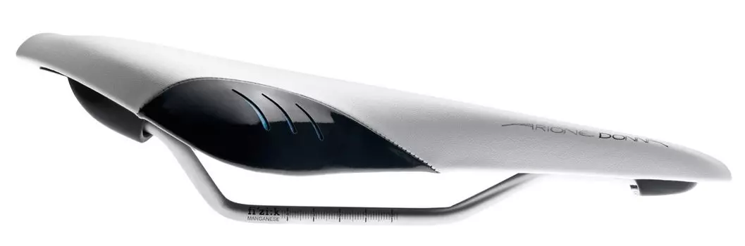 Седло велосипедное Fizik ARIONE DONNA White+Glossy Grey, 7057SXSA39A02