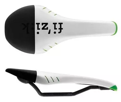 Седло велосипедное Fizik TUNDRA M3 Black/White Carbon, 7482SWSA09D39