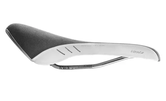 Седло велосипедное Fizik VESTA WHITE+ALCANT. BLACK, 7047SA09705