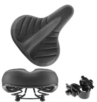 Седло велосипедное Forward, 250*210mm, на пружинах, черный, HF-AZ5555/G-02