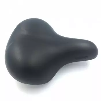 Седло велосипедное HORST, комфорт, 260х220 мм, мягкое, закрытые пружины, эластомер, блистер, черный, 09-200700