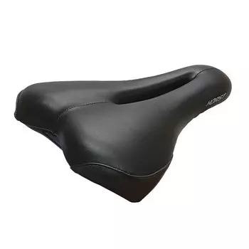 Седло велосипедное HORST, с замком, 275X165 мм, черное, 09-200806