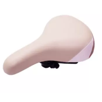 Седло велосипедное JOY KIE, MTB, 260*160mm, 600гр, комфортное, пружины, коричневый, DS-2498