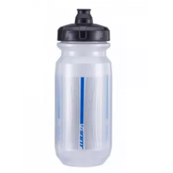 Фляга велосипедная Giant DOUBLESPRING, 600 мл, прозрачный/синий, 480000270