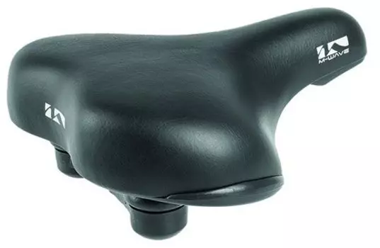 Седло велосипедное M-Wave Elast-XXL City, с пружинами, 291х276мм, черное, 5-251023