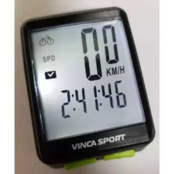 Компьютер беспроводной Vinca Sport, 12 функций, зеленый с черным, V 1507 green/black