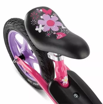 Седло велосипедное Puky LRS, для беговелов Puky, pink/black, 9416