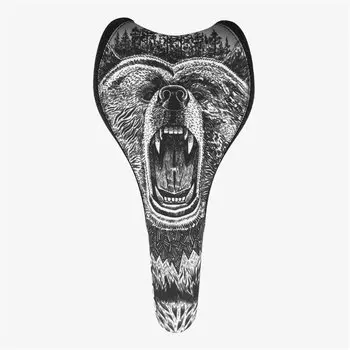 Седло велосипедное SDG Radar Alloy, The "OSO" Sublimated Bear Design, 01514DS