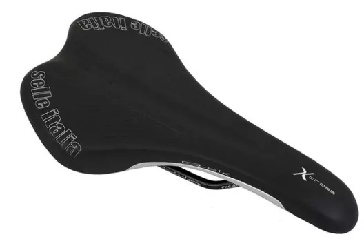 Седло велосипедное Selle Italia Q-Bik XC, Black/Silver, 009AA07AE00C0