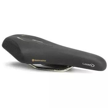 Седло велосипедное SELLE ROYAL LookIn EVO Спорт (Athletic) Royalgel, 261 х 158 мм, черное, 02-300413