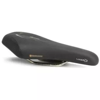 Седло велосипедное SELLE ROYAL LookIn EVO Спорт (Athletic) Royalgel, 261 х 158 мм, черное, 02-300413