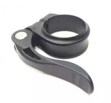 Хомут подседельного велоштыря QBEST, 31,8 мм, эксентрик, черный, QBC-801_31,8