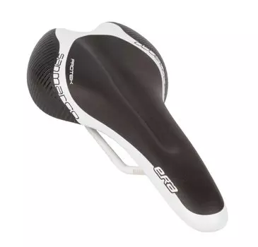 Седло велосипедное Selle San Marco Era Dynamic protek, спорт, 277х135мм, анатомическое, черно-белое, 0-90070